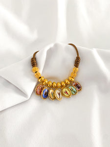 Pulsera Arcángeles café